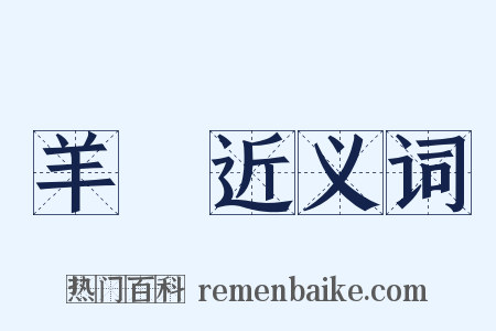 羊絨近义词是什么意思的图片